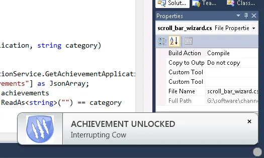 Achievement unlocked