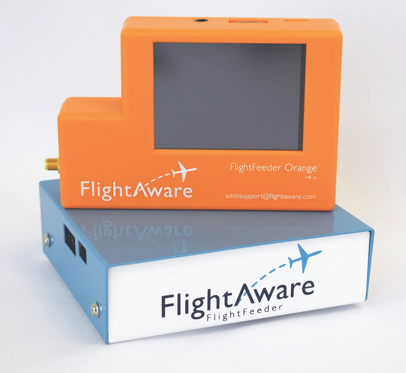 FlightAware's FlightFeeder Orange